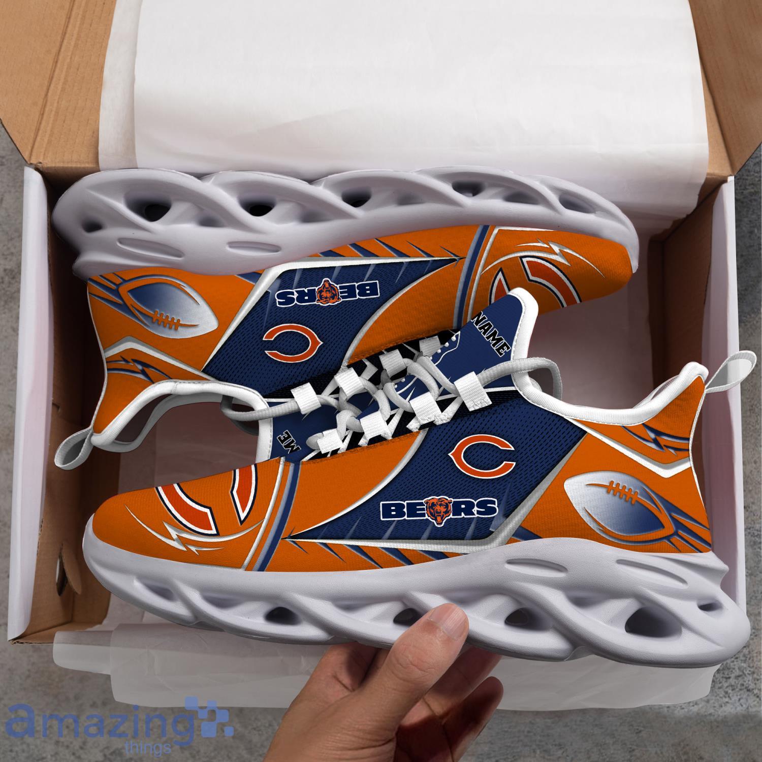 Chicago Bears Sport Max Soul Sneakers Personalized Name For Fans image Chicago Bears Sport Max Soul Sneakers Personalized Name For Fans Product Photo 3