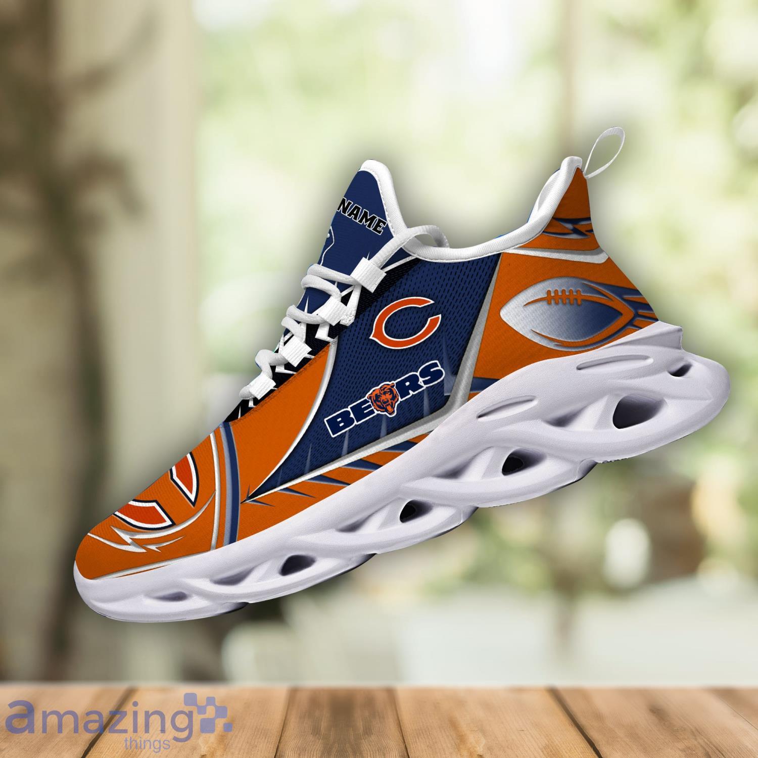 Chicago Bears Sport Max Soul Sneakers Personalized Name For Fans image Chicago Bears Sport Max Soul Sneakers Personalized Name For Fans Product Photo 1