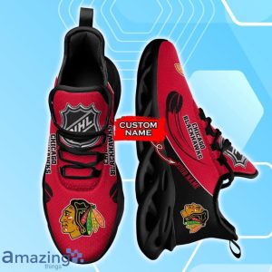 Chicago Blackhawks Custom Name Max Soul Shoes New Sneakers For Fans Product Photo 4