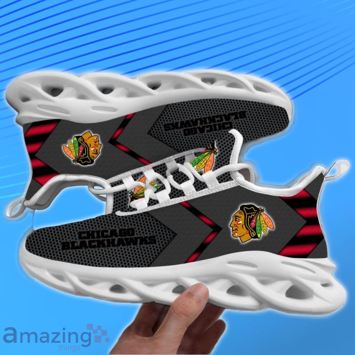 Chicago Blackhawks Max Soul Shoes Unique Gift For Men And Women image Chicago Blackhawks Max Soul Shoes Unique Gift For Men And Women Product Photo 2