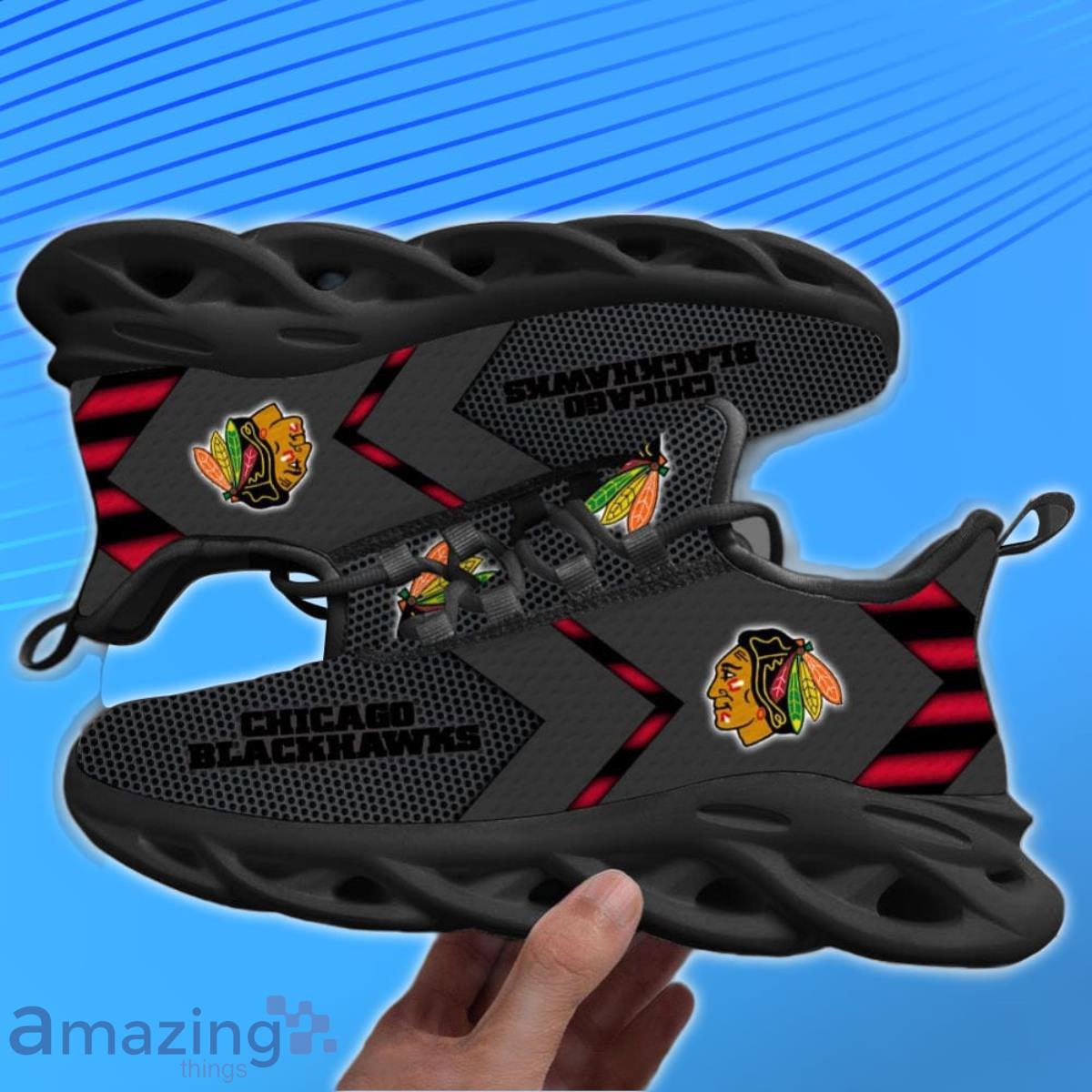 Chicago Blackhawks Max Soul Shoes Unique Gift For Men And Women image Chicago Blackhawks Max Soul Shoes Unique Gift For Men And Women Product Photo 1