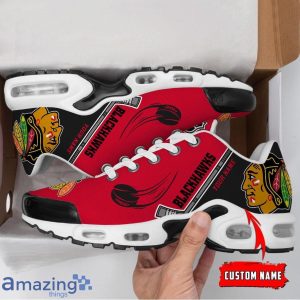 Chicago Blackhawks NHL Custom Name Air Cushion Sports Shoes New Trend Sprot Shoes Product Photo 2