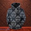Christian Heart Tattoo Style 3D Hoodie Gift For Men And Women