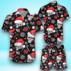 Christmas Skull Hawaiian Shirt & Short For Men And Women