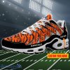 Cincinnati Bengals NFL Pattern Swoosh Custom Name Air Cushion Sport Shoes