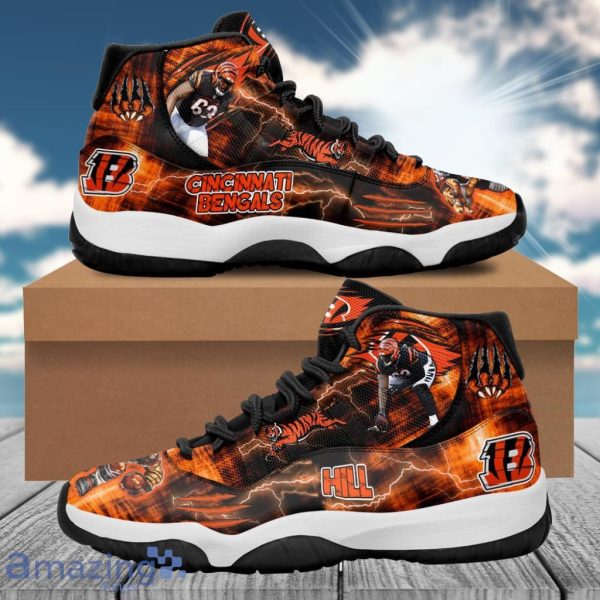 Cincinnati Bengals Trey Hill Jordan 11 Shoes V1 Product Photo 1