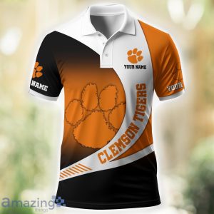 Clemson Tigers Sport Team Polo Shirt Custom Name Sport Polo Golf Lover Gift Product Photo 3