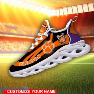 Clemson Tigers Team Shoes Sneakers Personalized Name Max Soul Shoes Men Women Shoes Product Photo 2
