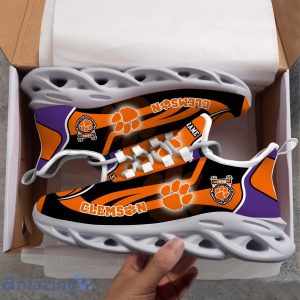 Clemson Tigers Team Shoes Sneakers Personalized Name Max Soul Shoes Men Women Shoes Product Photo 3