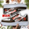 Cleveland Browns Personalized Name Air Force 1 Shoes For Fans Gift