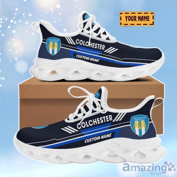 Colchester United 3D Design Max Soul Shoes Custom Name For Real Fans Product Photo 2