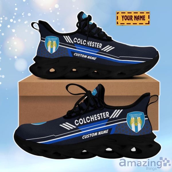 Colchester United 3D Design Max Soul Shoes Custom Name For Real Fans Product Photo 1