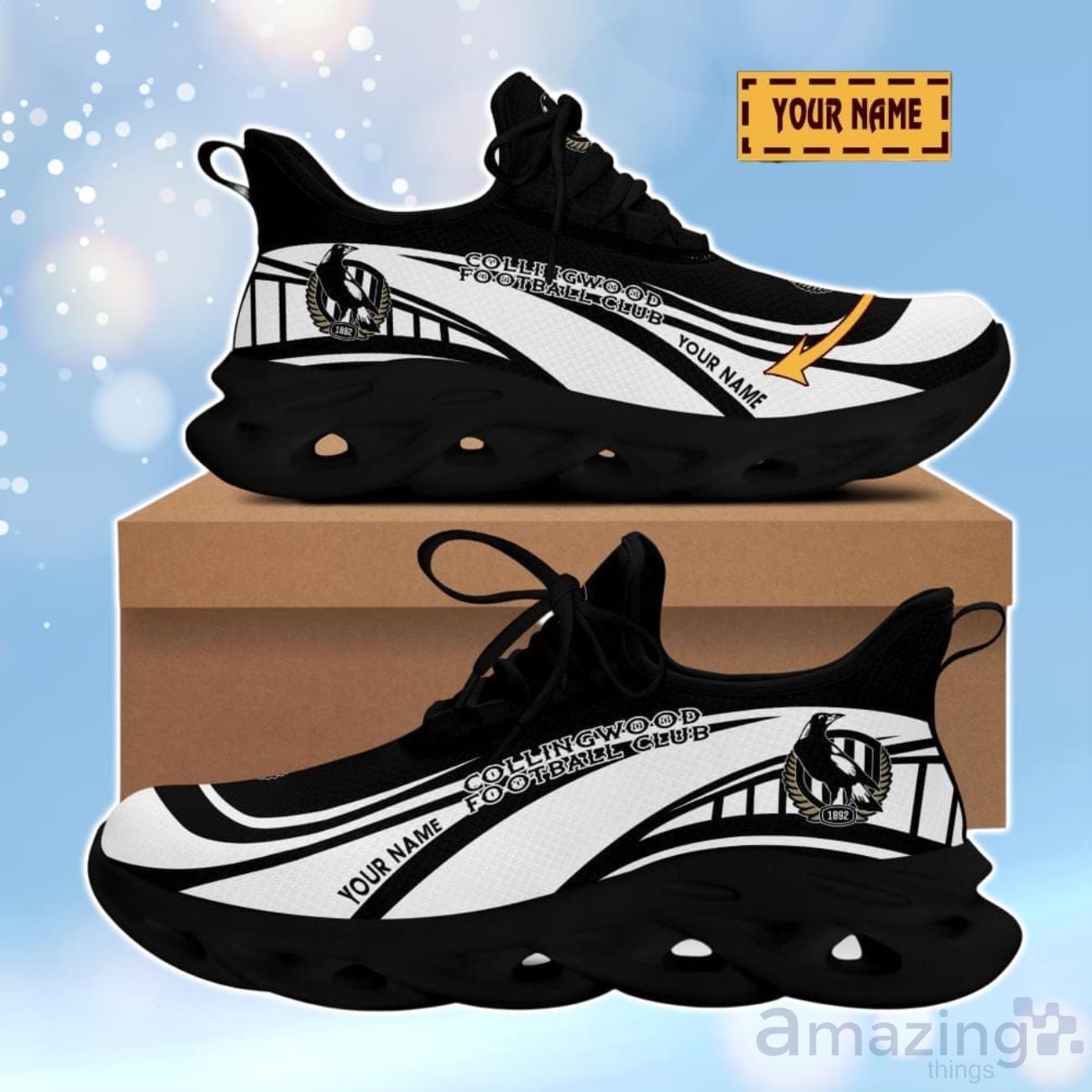 Collingwood Football Club 3D Design Max Soul Shoes Custom Name For Real Fans image Collingwood Football Club 3D Design Max Soul Shoes Custom Name For Real Fans Product Photo 1
