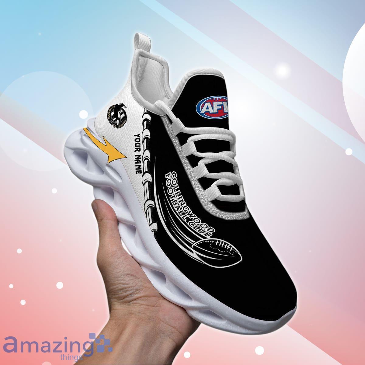 Collingwood Football Club AFL Custom Name Max Soul Shoes Impressive Gift image Collingwood Football Club AFL Custom Name Max Soul Shoes Impressive Gift Product Photo 1