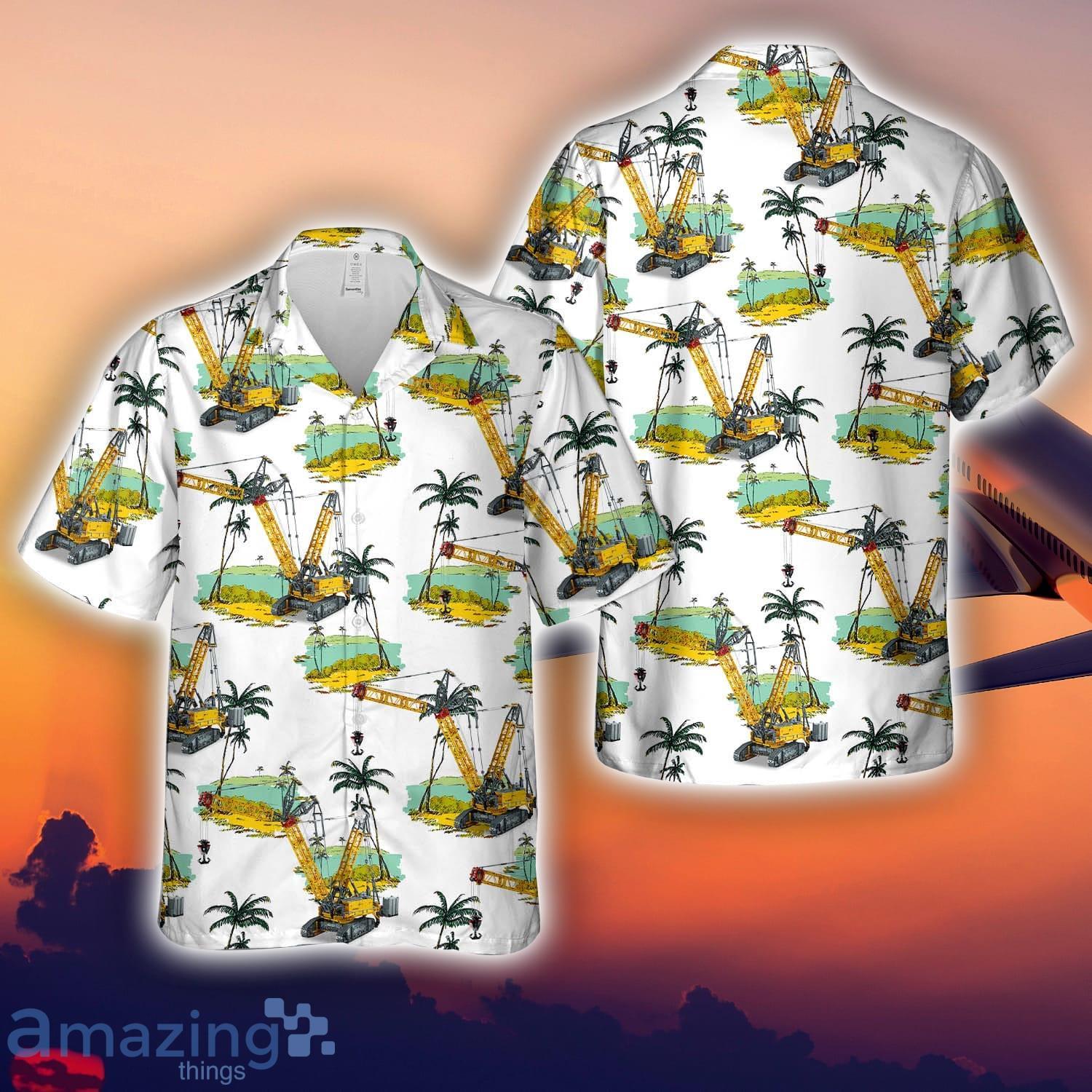 Construction Liebherr Crawler Crane LR 13000 Aloha Short Sleeve 3D Printed Hawaiian Shirt For Men And Women image Construction Liebherr Crawler Crane LR 13000 Aloha Short Sleeve 3D Printed Hawaiian Shirt For Men And Women Product Photo 1