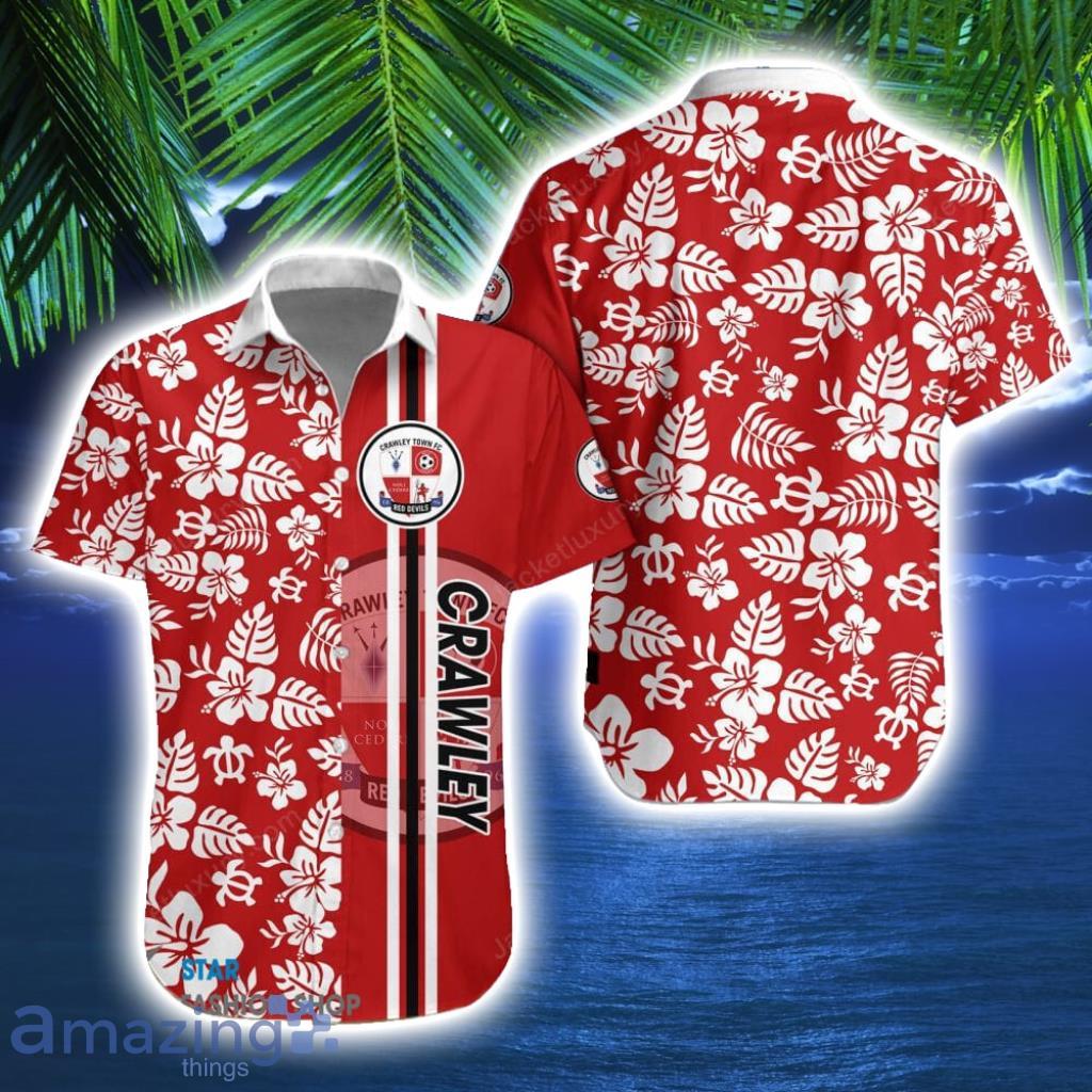 Crawley Town Tropical Easy Breezy Hawaiian Shirt Gift For Men And Women image Crawley Town Tropical Easy-Breezy Hawaiian Shirt Gift For Men And Women Product Photo 1