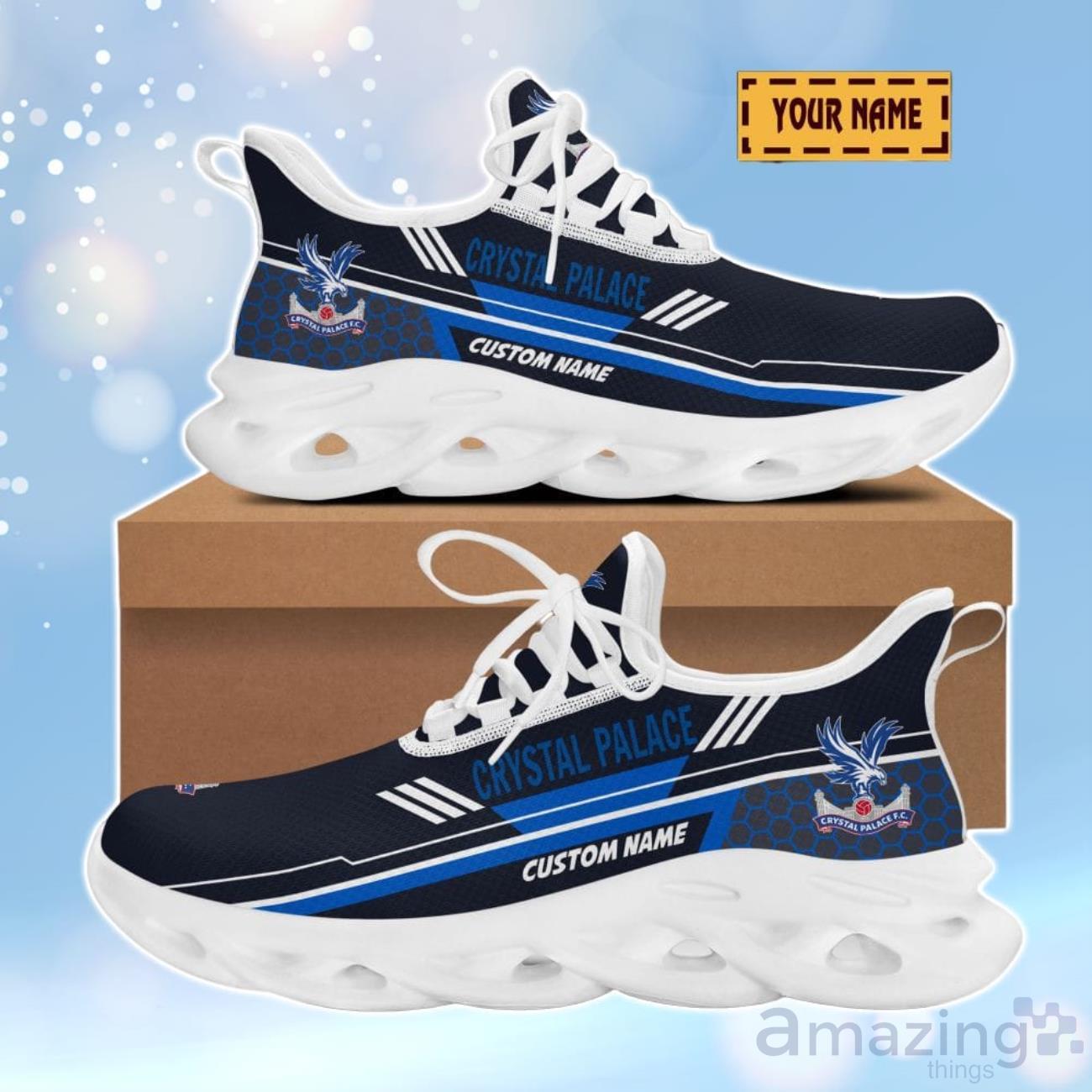 Crystal Palace F.C 3D Design Max Soul Shoes Custom Name For Real Fans image Crystal Palace F.C 3D Design Max Soul Shoes Custom Name For Real Fans Product Photo 2