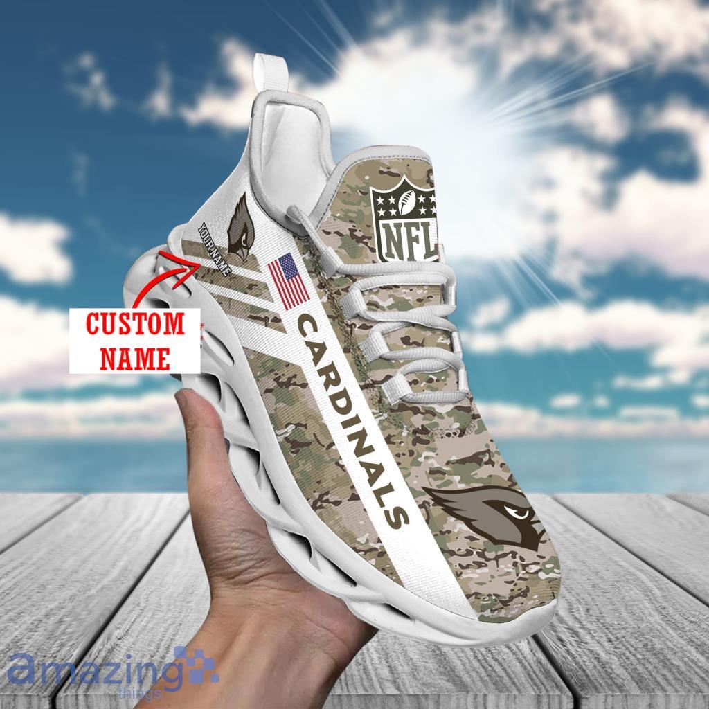 Custom Name Arizona Cardinals Personalized Camo Max Soul Shoes Sporty Gift image Custom Name Arizona Cardinals Personalized Camo Max Soul Shoes Sporty Gift Product Photo 1
