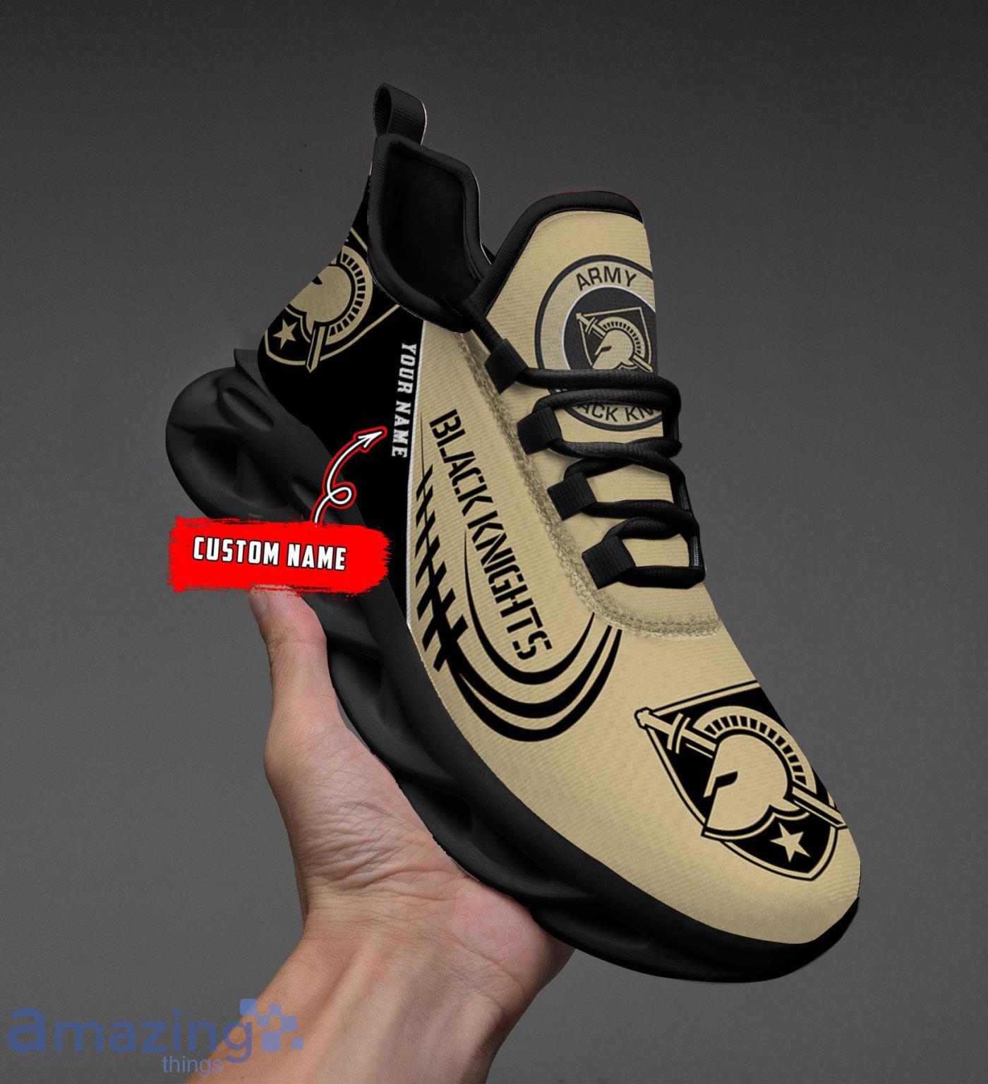 Custom Name For Fans Army Black KnightsPersonalized Shoes Max Soul Sneakers Gift image Custom Name For Fans Army Black KnightsPersonalized Shoes Max Soul Sneakers Gift Product Photo 2