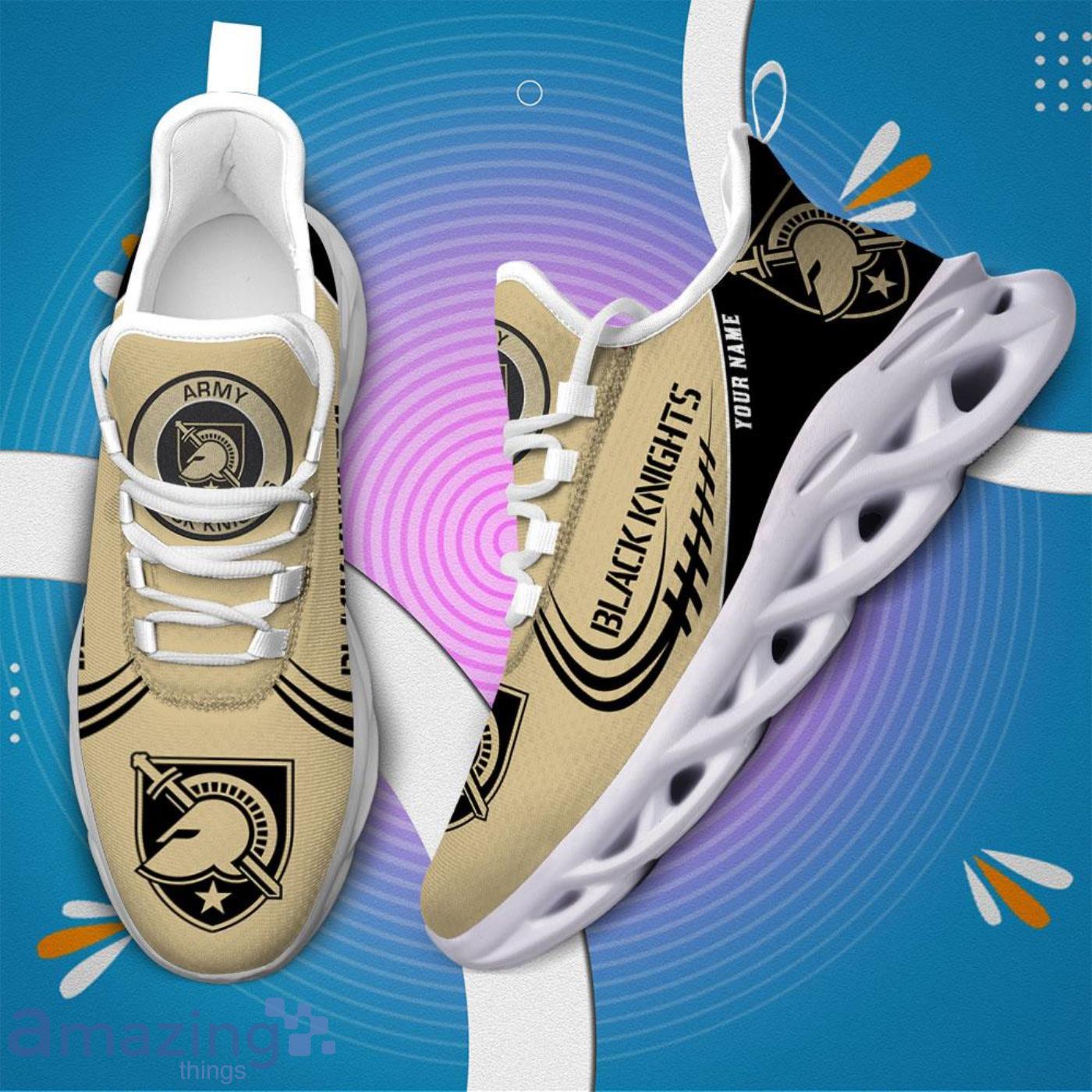 Custom Name For Fans Army Black KnightsPersonalized Shoes Max Soul Sneakers Gift image Custom Name For Fans Army Black KnightsPersonalized Shoes Max Soul Sneakers Gift Product Photo 4