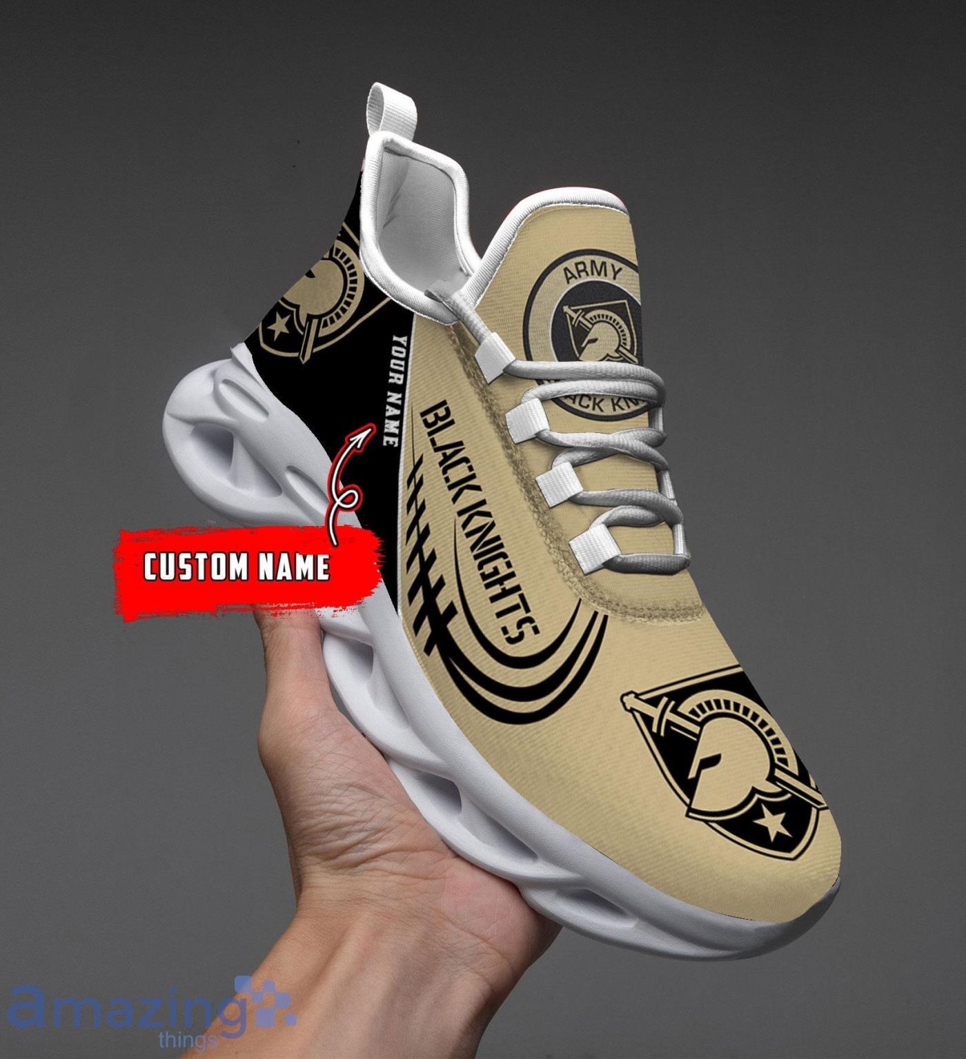 Custom Name For Fans Army Black KnightsPersonalized Shoes Max Soul Sneakers Gift image Custom Name For Fans Army Black KnightsPersonalized Shoes Max Soul Sneakers Gift Product Photo 1