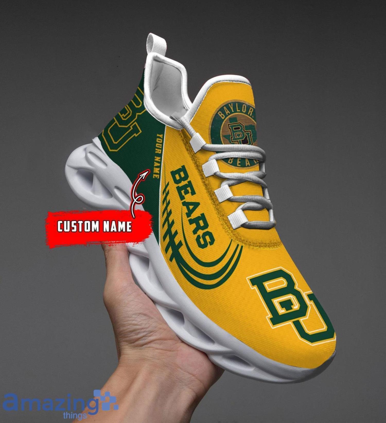 Custom Name For Fans Baylor BearsPersonalized Shoes Max Soul Sneakers Gift image Custom Name For Fans Baylor BearsPersonalized Shoes Max Soul Sneakers Gift Product Photo 1