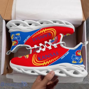 Custom Name For Fans Kansas JayhawksPersonalized Shoes Max Soul Sneakers Gift Product Photo 2