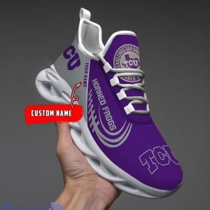 Custom Name For Fans TCU Horned FrogsPersonalized Shoes Max Soul Sneakers Gift Product Photo 1