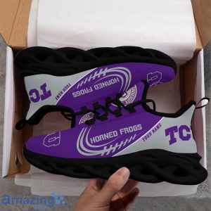 Custom Name For Fans TCU Horned FrogsPersonalized Shoes Max Soul Sneakers Gift Product Photo 5