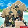Custom Name Hawaii Shirt NFL New Orleans Saints Hawaii Shirt Tropical Flower Aloha Summer Gift