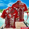 Custom Name Hawaii Shirt NFL San Francisco 49ers Hawaiian Shirt Summer Football Tropical Shirt For Fans