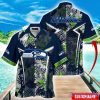 Custom Name Hawaii Shirt NFL Seattle Seahawks Hawaiian Shirt Summer Football Tropical Shirt For Fans