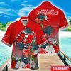 Custom Name Hawaii Shirt NFL Tampa Bay Buccaneers Hawaii Shirt Tropical Flower Aloha Summer Gift