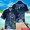 Custom Name Hawaii Shirt NFL Tennessee Titans Hawaii Shirt Tropical Flower Aloha Summer Gift