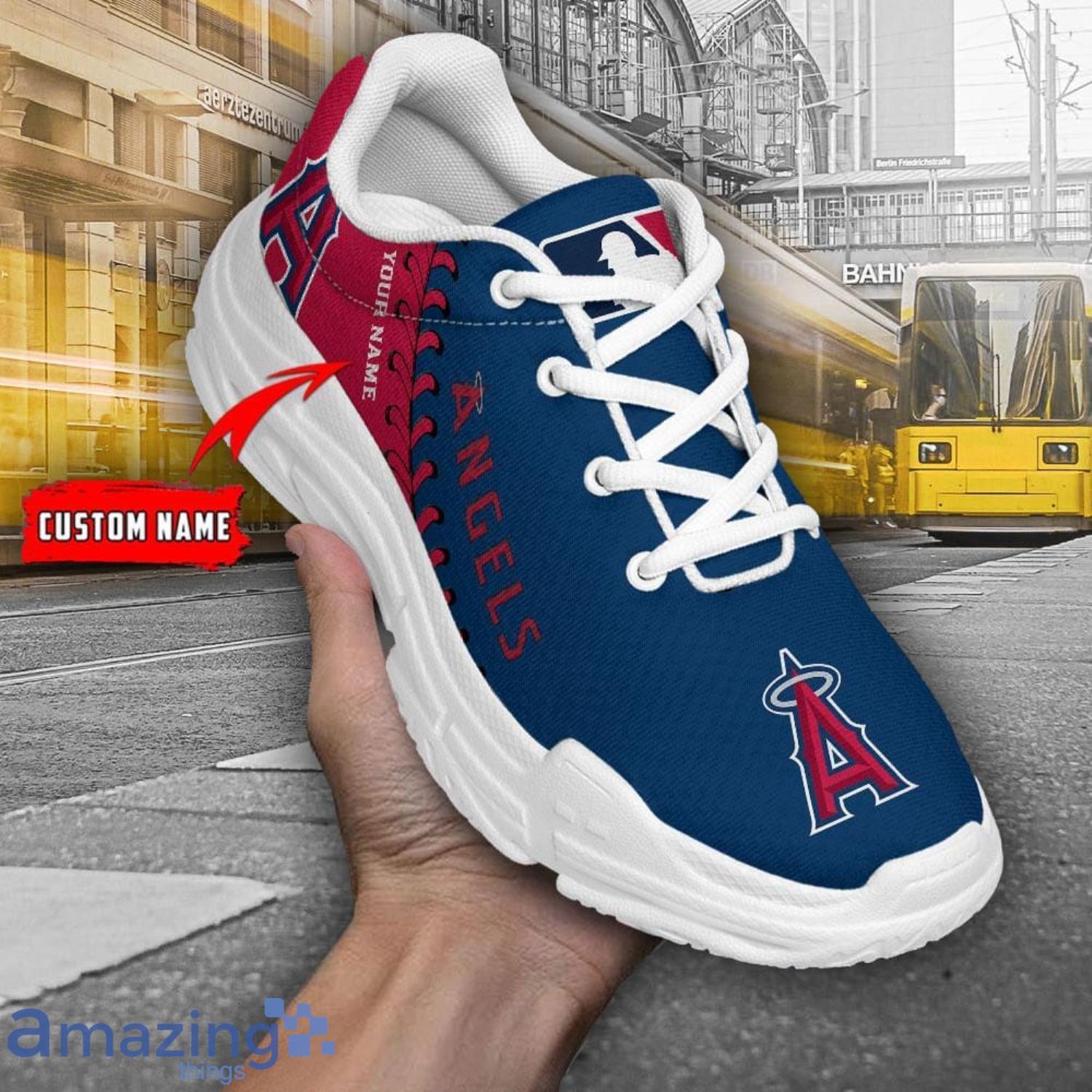 Custom Name Los Angeles Angels Personalized Chunky Sneaker For Men And Women Gift image Custom Name Los Angeles Angels Personalized Chunky Sneaker For Men And Women Gift Product Photo 1