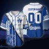 Custom Name Los Angeles Dodgers Personalized Number Baseball Jersey Shirt