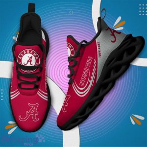 Custom Name NCAA Alabama Crimson Tide Personalized Sneakers Max Soul Shoes image Custom Name NCAA Alabama Crimson Tide Personalized Sneakers Max Soul Shoes Product Photo 3