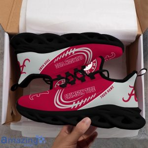 Custom Name NCAA Alabama Crimson Tide Personalized Sneakers Max Soul Shoes image Custom Name NCAA Alabama Crimson Tide Personalized Sneakers Max Soul Shoes Product Photo 5