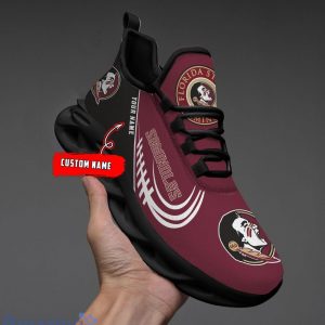 Custom Name NCAA Florida State Seminoles Personalized Sneakers Max Soul Shoes image Custom Name NCAA Florida State Seminoles Personalized Sneakers Max Soul Shoes Product Photo 2