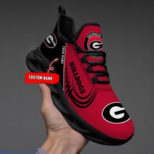 Custom Name NCAA Georgia Bulldogs Personalized Sneakers Max Soul Shoes image Custom Name NCAA Georgia Bulldogs Personalized Sneakers Max Soul Shoes Product Photo 2