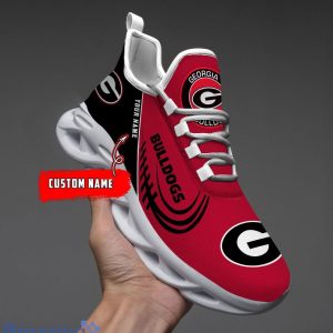 Custom Name NCAA Georgia Bulldogs Personalized Sneakers Max Soul Shoes Product Photo 1