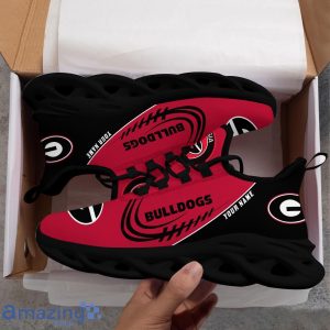 Custom Name NCAA Georgia Bulldogs Personalized Sneakers Max Soul Shoes image Custom Name NCAA Georgia Bulldogs Personalized Sneakers Max Soul Shoes Product Photo 5