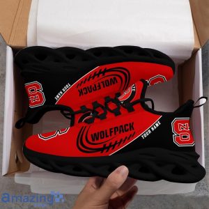 Custom Name NCAA NC State Wolfpack Personalized Sneakers Max Soul Shoes Product Photo 5