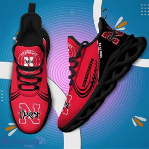 Custom Name NCAA Nebraska Cornhuskers Personalized Sneakers Max Soul Shoes Product Photo 3