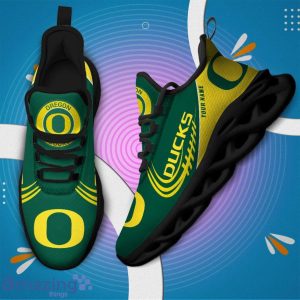 Custom Name NCAA Oregon Ducks Personalized Sneakers Max Soul Shoes Product Photo 3