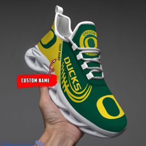 Custom Name NCAA Oregon Ducks Personalized Sneakers Max Soul Shoes Product Photo 1