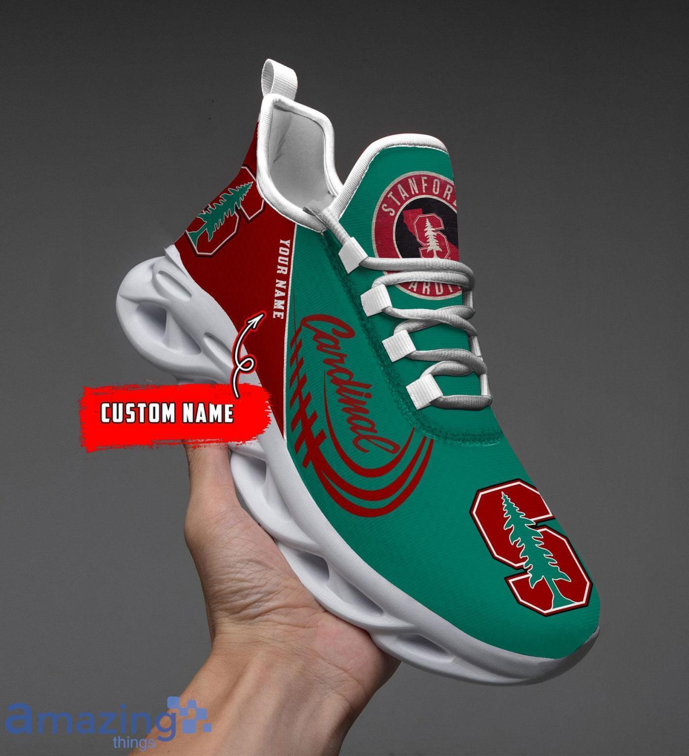 Custom Name NCAA Stanford Cardinal Personalized Sneakers Max Soul Shoes image Custom Name NCAA Stanford Cardinal Personalized Sneakers Max Soul Shoes Product Photo 1