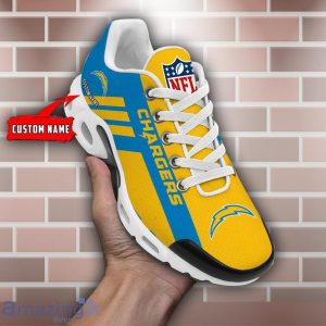 Custom Name NFL Air Cushion Shoes Los Angeles Chargers Shoes Best Gift For Sport Fans Product Photo 1