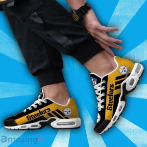 Custom Name NFL Air Cushion Shoes Pittsburgh Steelers Shoes Best Gift For Sport Fans Product Photo 3