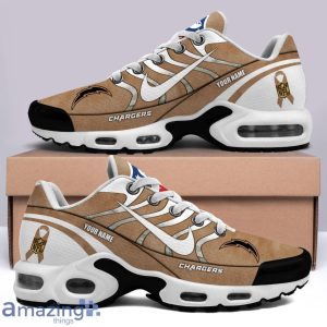 Custom Name San Diego Chargers Air Cushion Sports Shoes Gift For Fans Product Photo 2